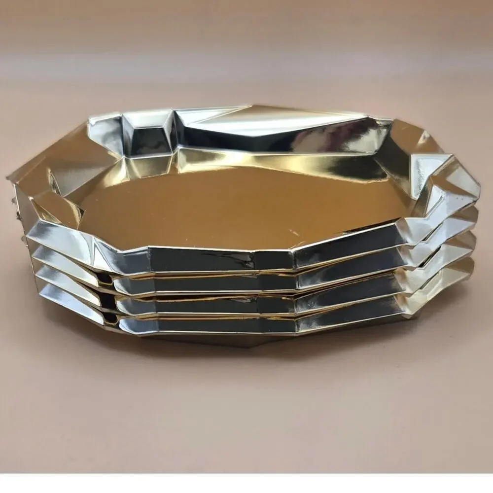 Michael Aram Madhouse Gold Color Treys Set of Four